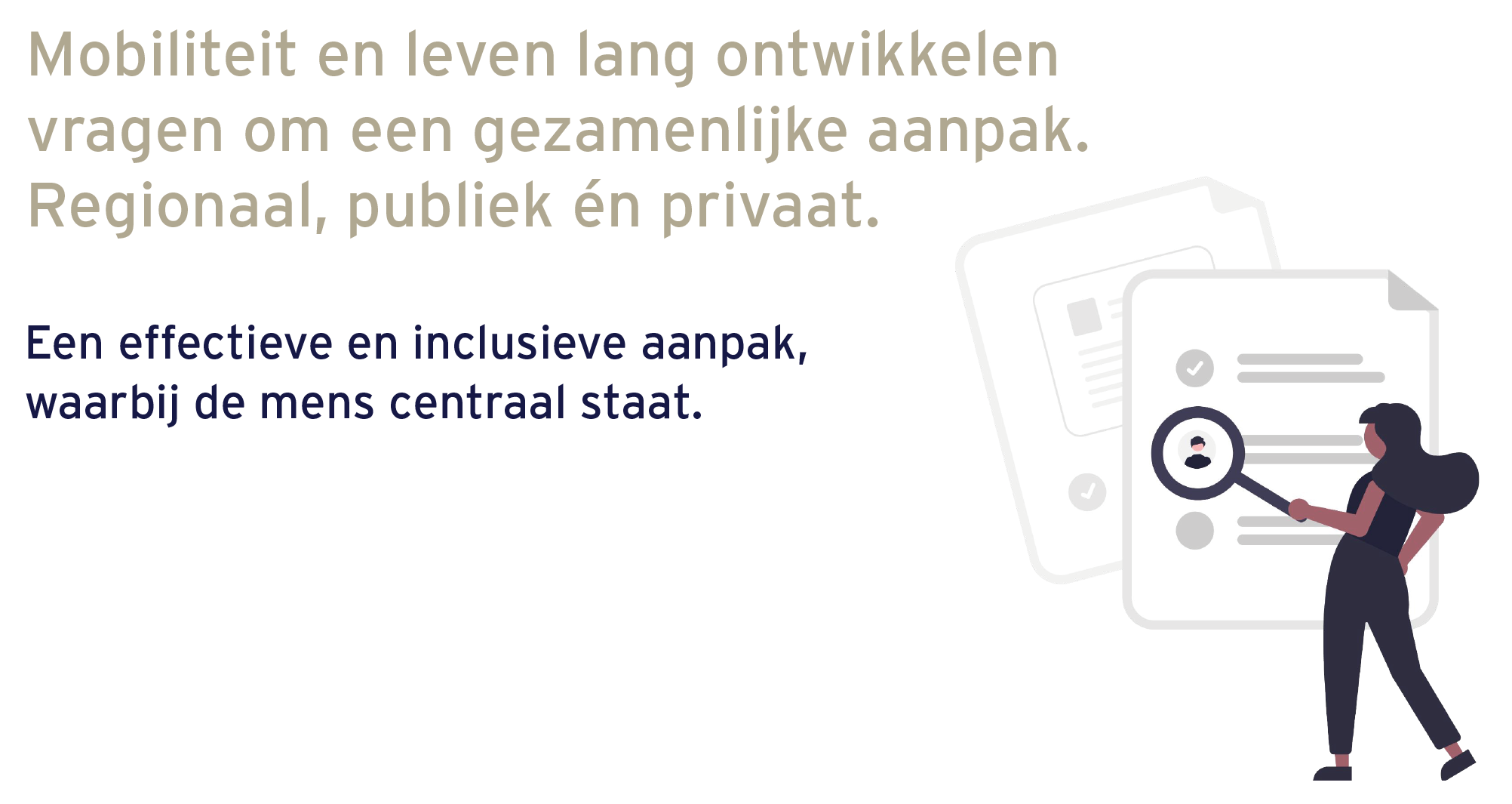 Slide met tekst over arbeidsmarkt