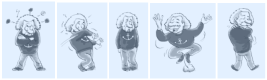 Albert Einstein en de vijf basisgevoelens: boos bang, bedroefd, blij en bodyfeelings